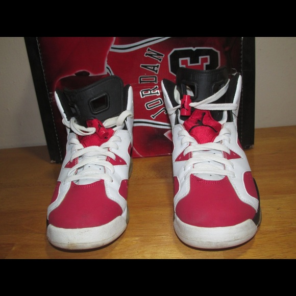 Authentic Nike Air Jordan 6 retro carmine GS Countdown pack - Picture 1 of 10